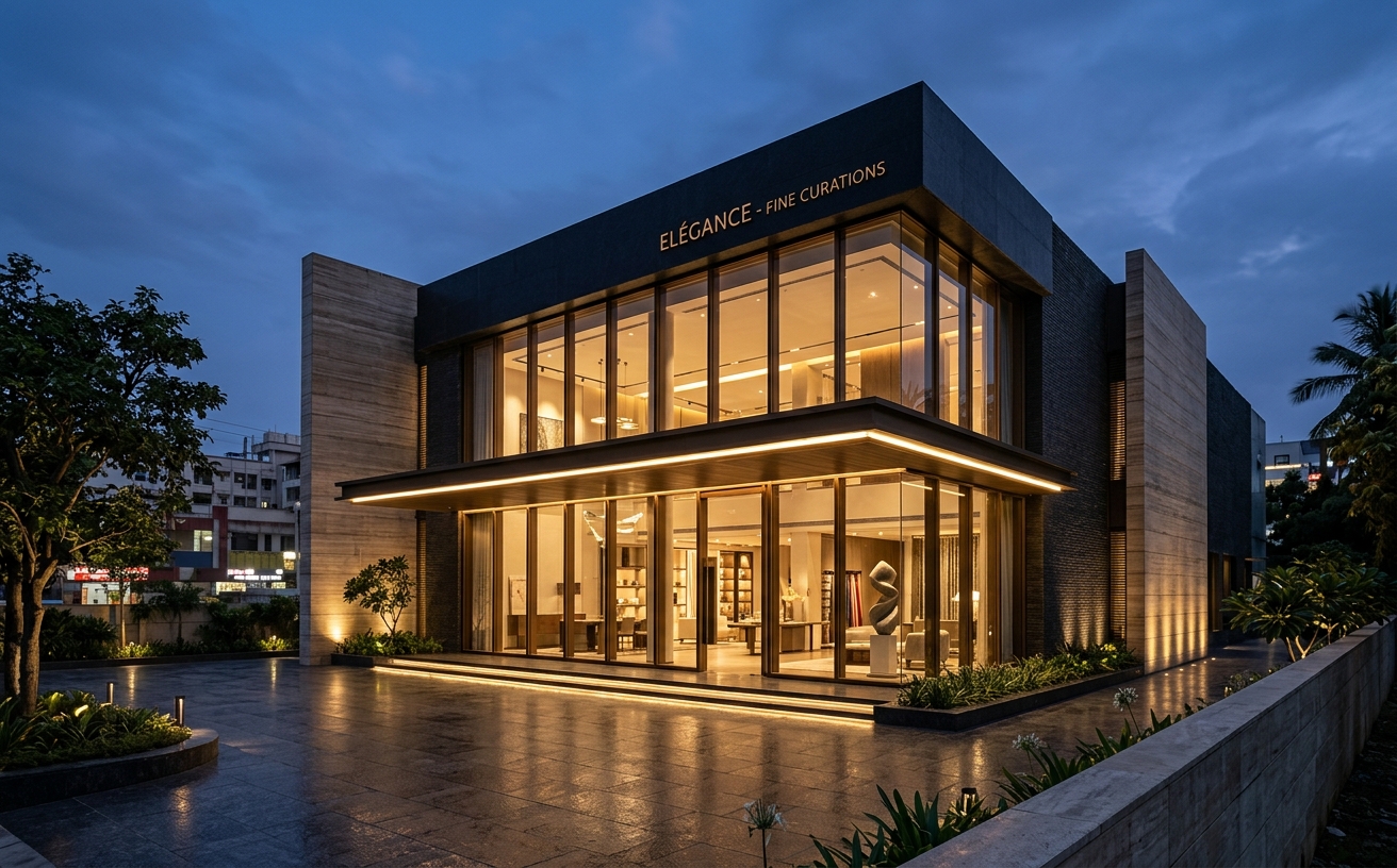 Exclusive Commercial Showroom — 8,000 sq ft
